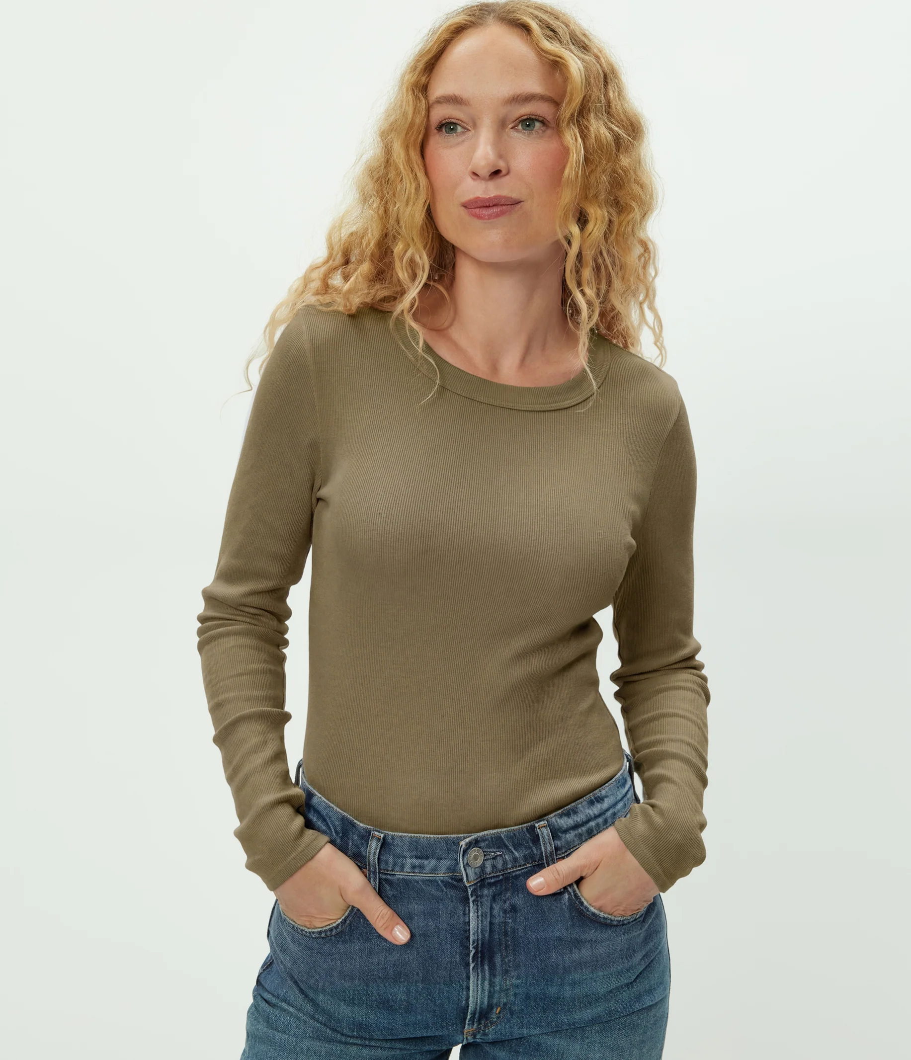 Zola Ribbed Tee - Image 49