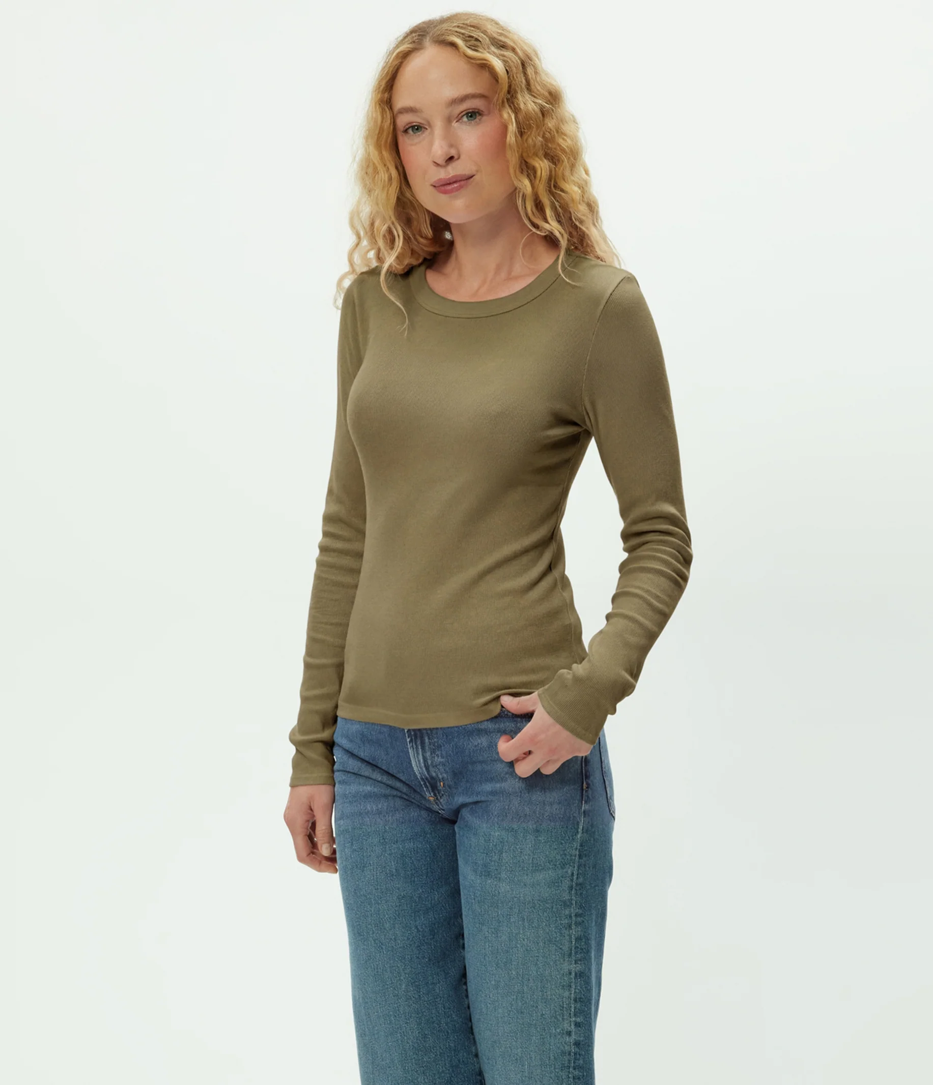 Zola Ribbed Tee - Image 51