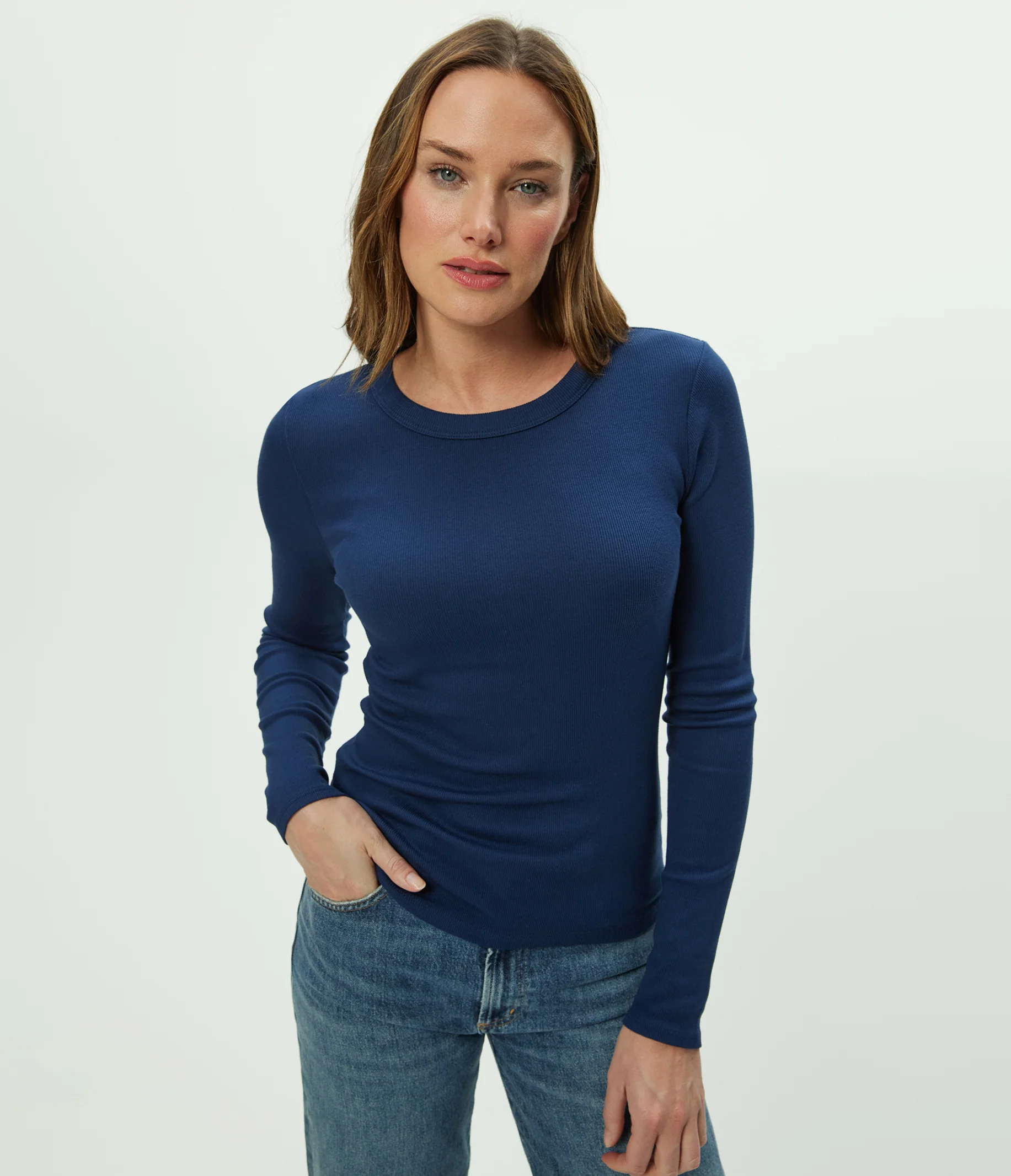 Zola Ribbed Tee - Image 53