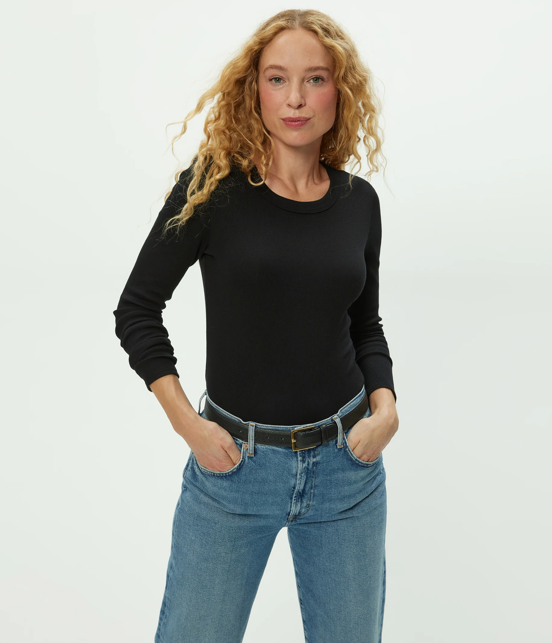 Zola Ribbed Tee - Image 57