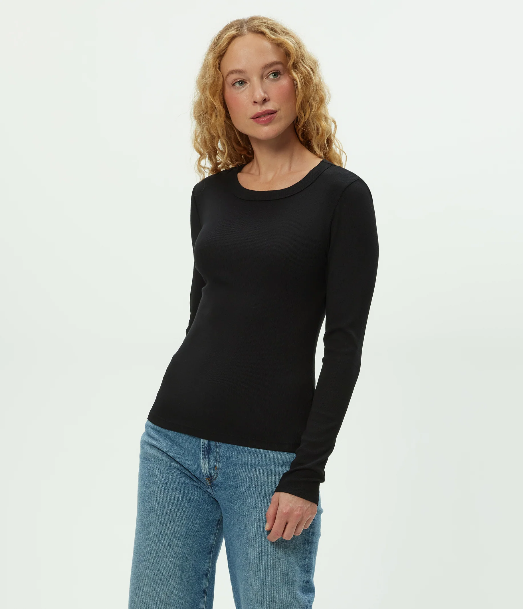 Zola Ribbed Tee - Image 59