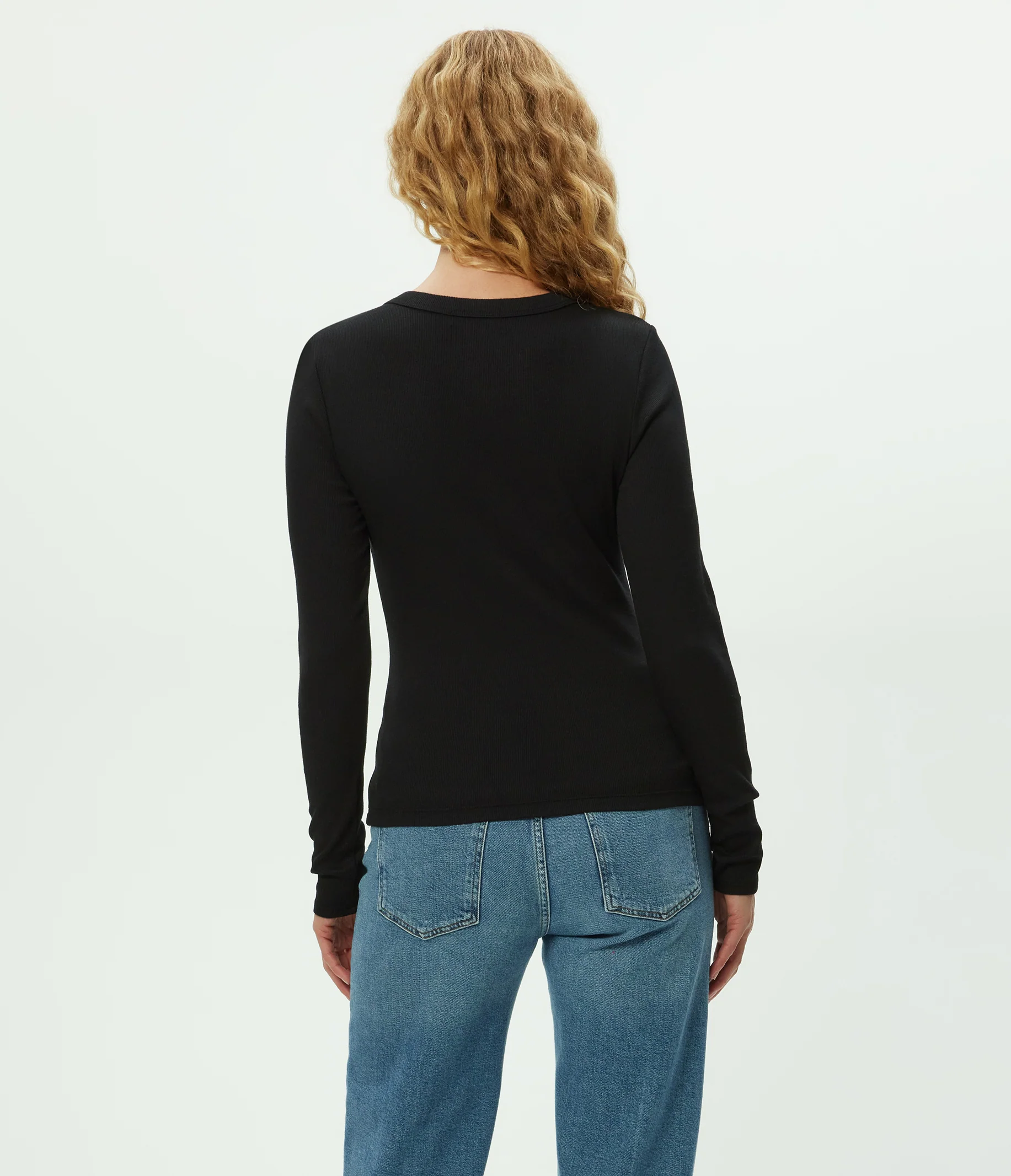 Zola Ribbed Tee - Image 60