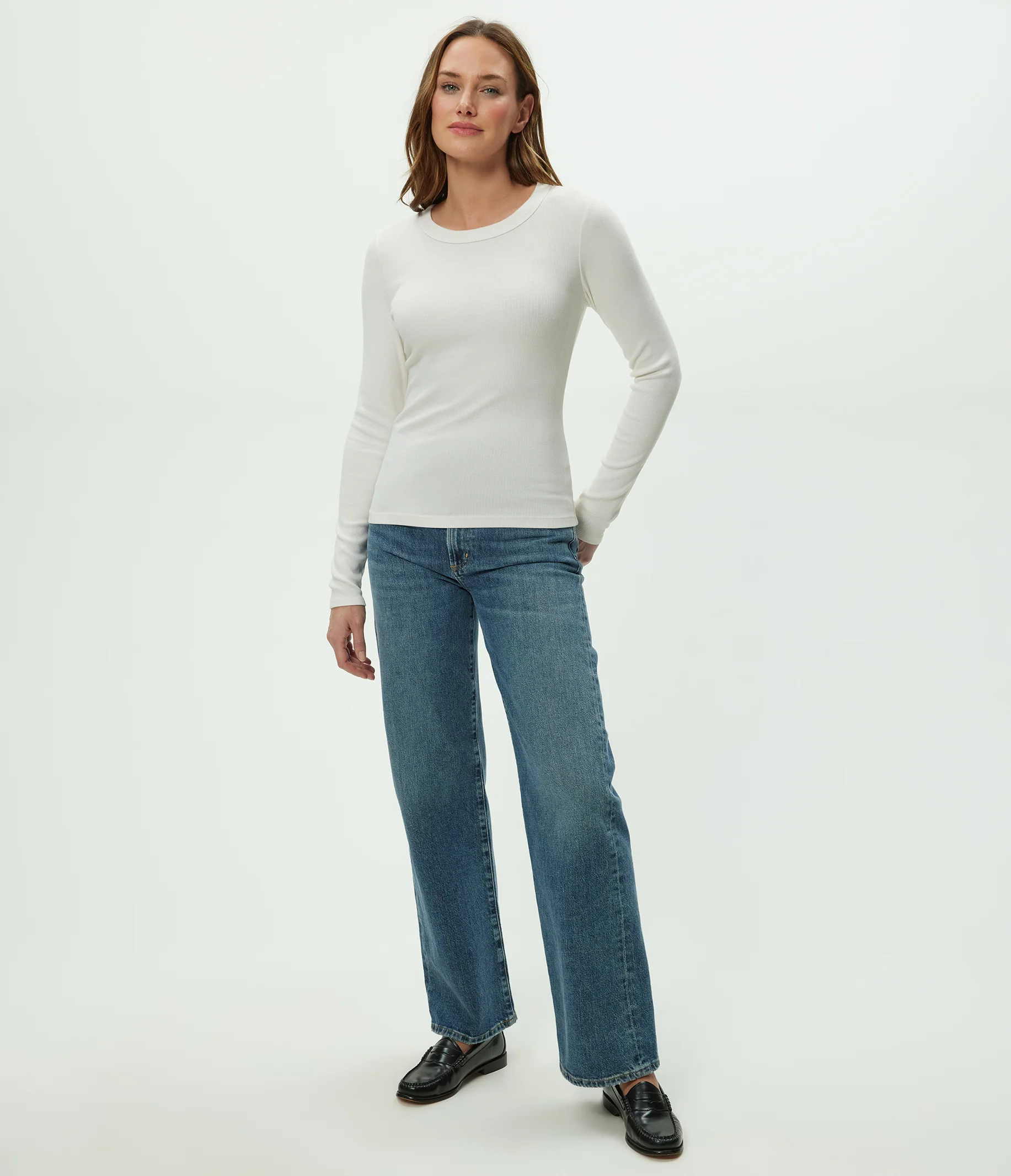 Zola Ribbed Tee - Image 62