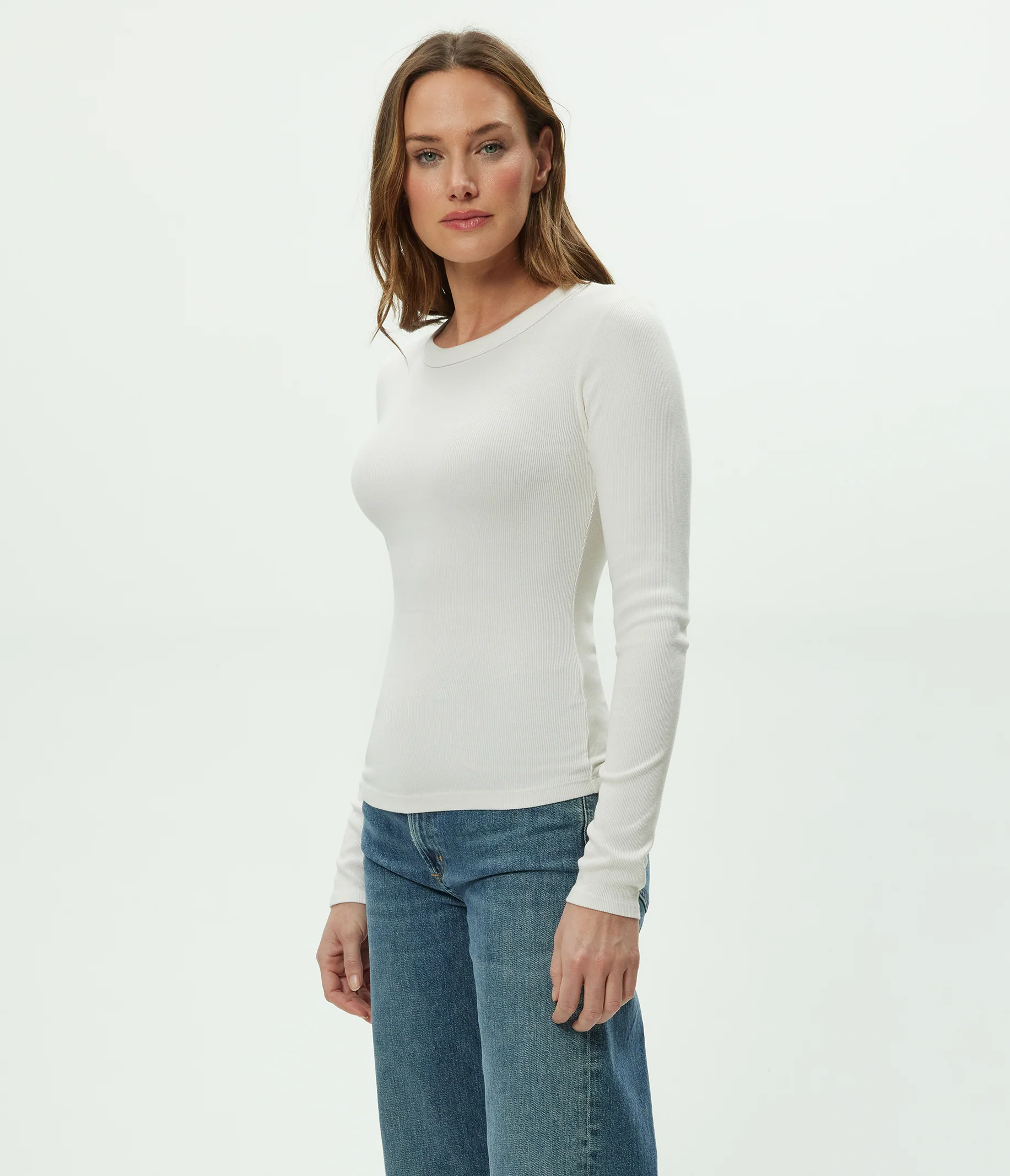 Zola Ribbed Tee - Image 63
